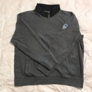EUC XL Lands' End 1/4-Zip Pullover Sweatshirt